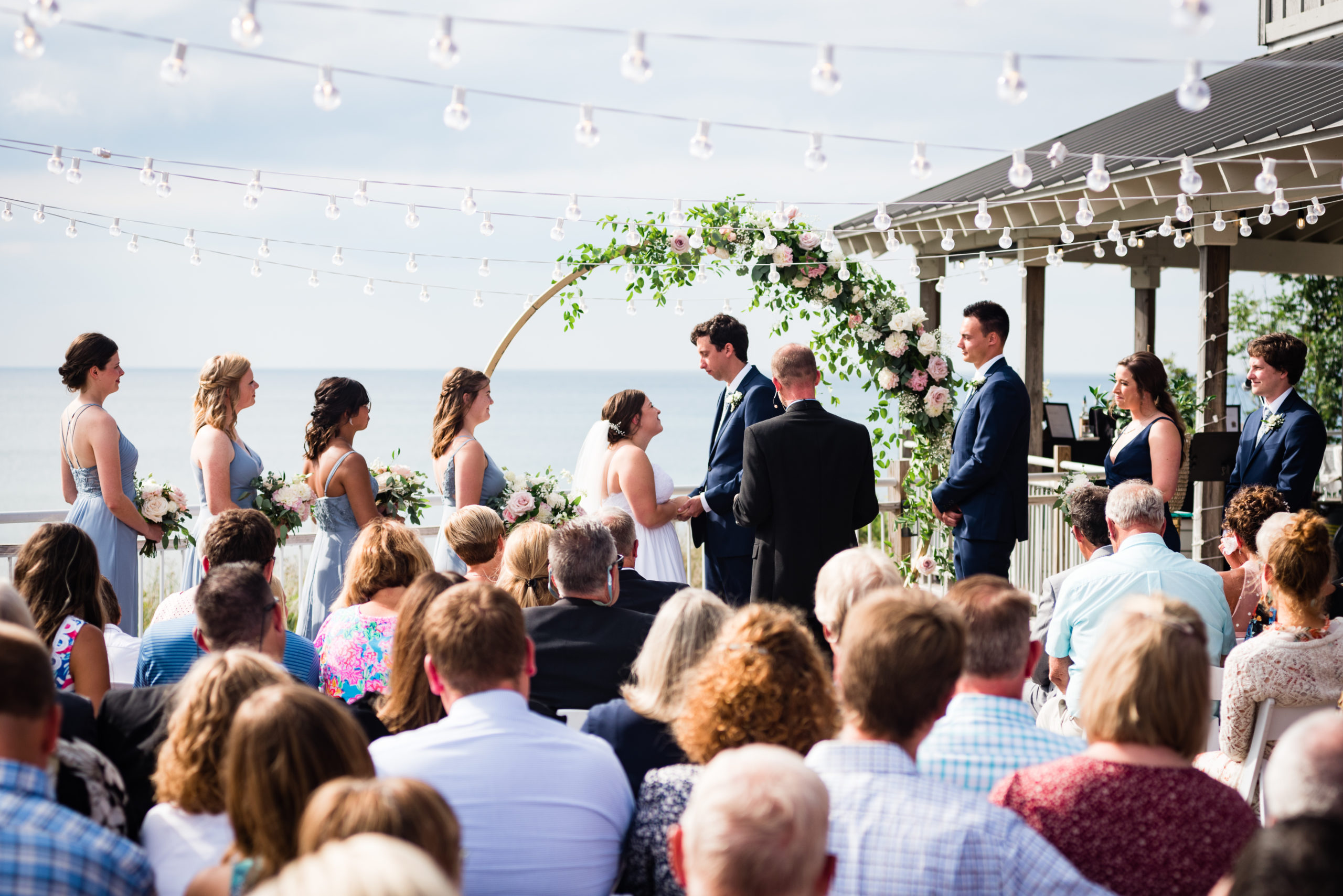 For the couple wanting to get married ON the beach but not on the sand, the Loeks Conference Center is the perfect choice.